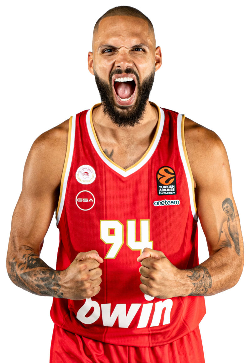 Fournier Euroleague red jersey for Olympiacos 2024-25