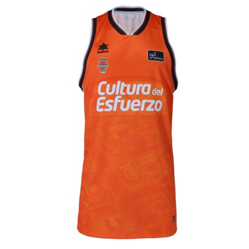 Valencia Basket Home Orange Jersey 2024-25 ACB League