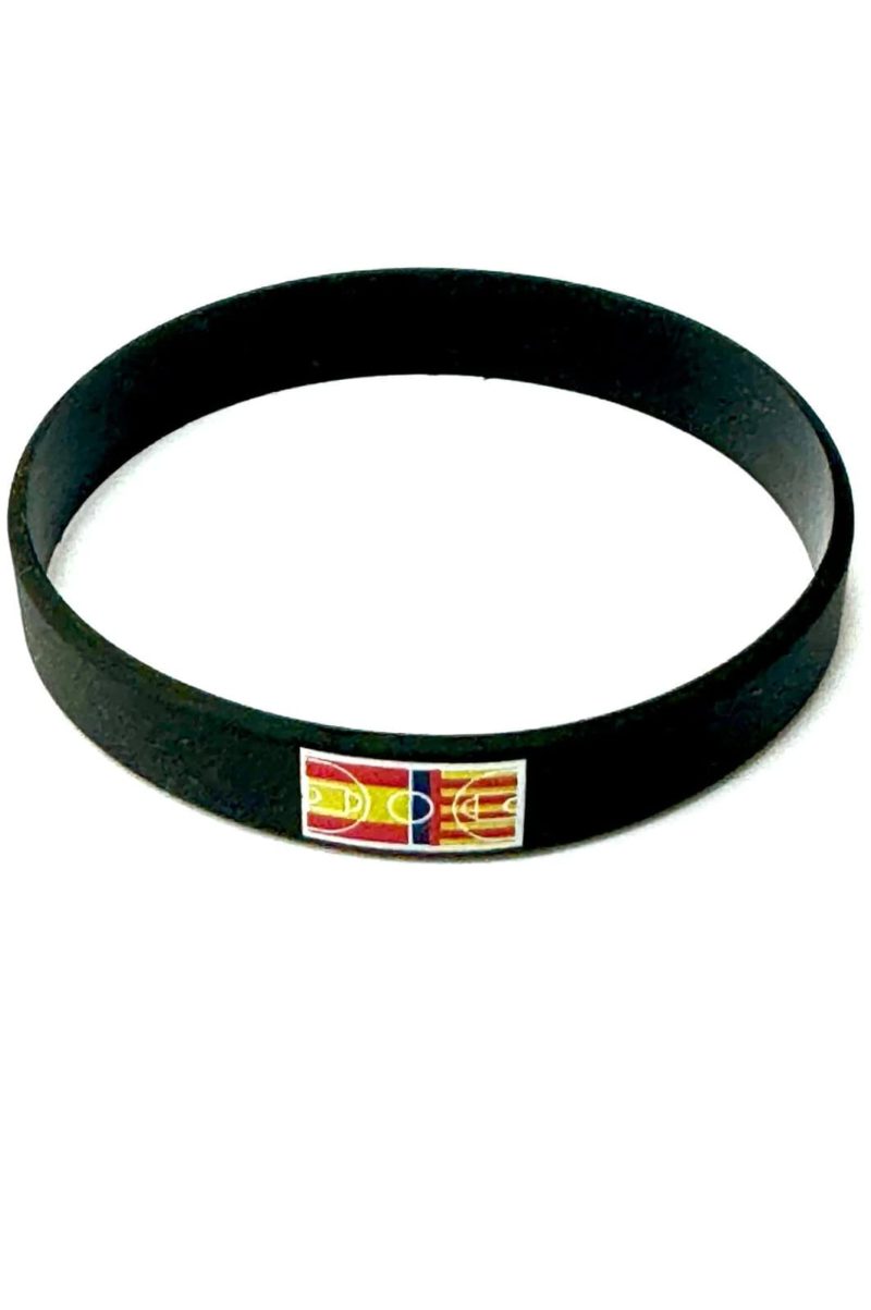 Black Valencia Basket Wristband 2024-25