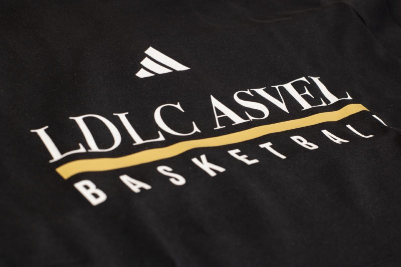 Sweat à capuche noir LDLC ASVEL 2024-25