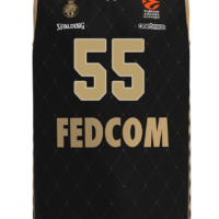 Mike James Roca Team Monaco EuroLeague Jersey Black 2024-25