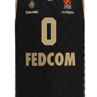 Elie Okobo Roca Team Monaco EuroLeague Jersey Black 2024-25