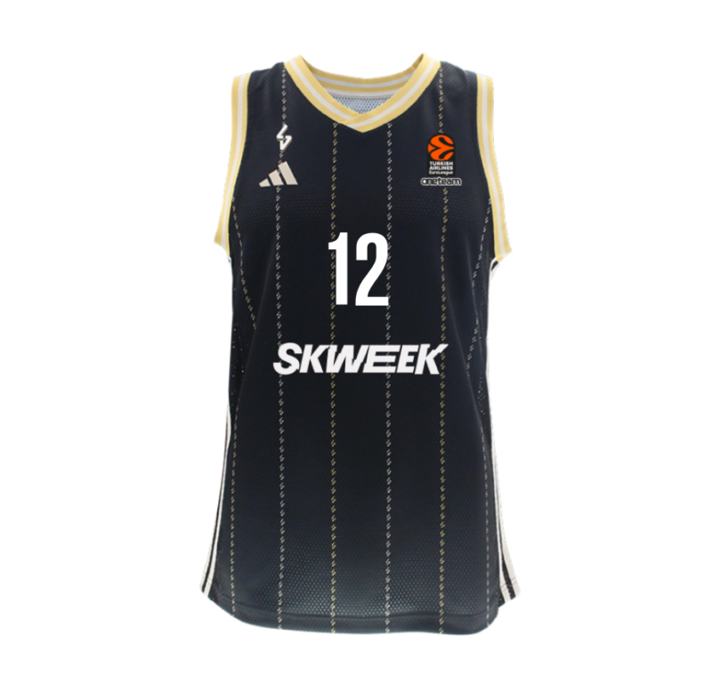 Black NAndo De Colo LDLC ASVEL jersey 2024-2025 front