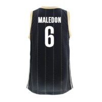 Maillot noir Theo Malédon LDLC ASVEL 2024-2025 arriere