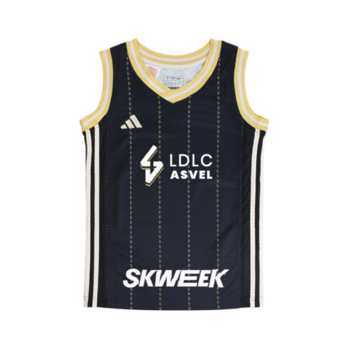 Maillot noir LDLC ASVEL 2024-2025 avant