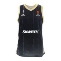 LDLC ASVEL 2024-2025 black jersey front