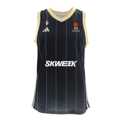 Maillot noir EuroLeague LDLC ASVEL 2024-2025 avant