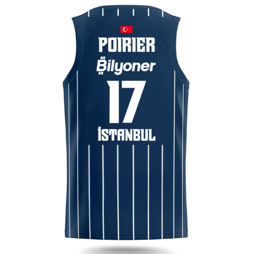 Maillot Efes Istanbul EuroLeague 2025-26 Arriere Poirier