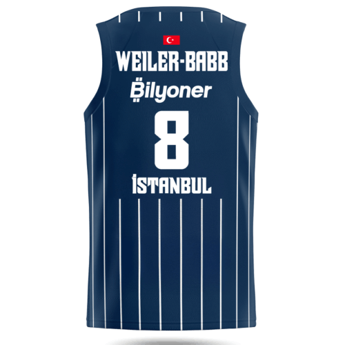 Maillot Efes Istanbul EuroLeague 2025-26 Arriere Weiler Babb
