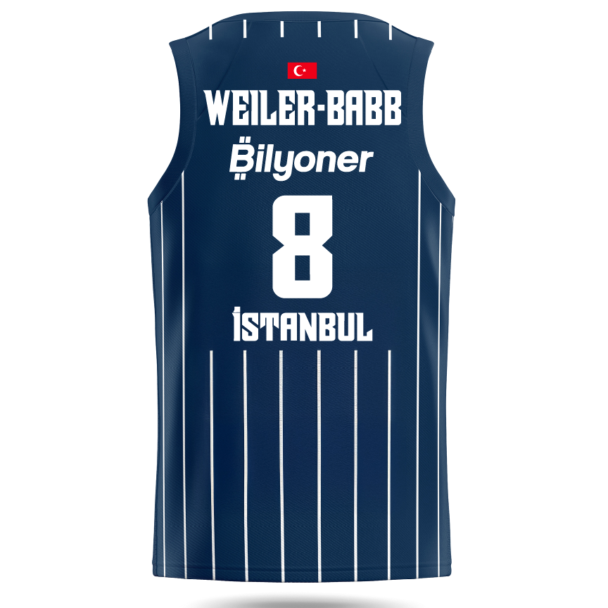 Maillot Efes Istanbul EuroLeague 2025-26 Arriere Weiler Babb