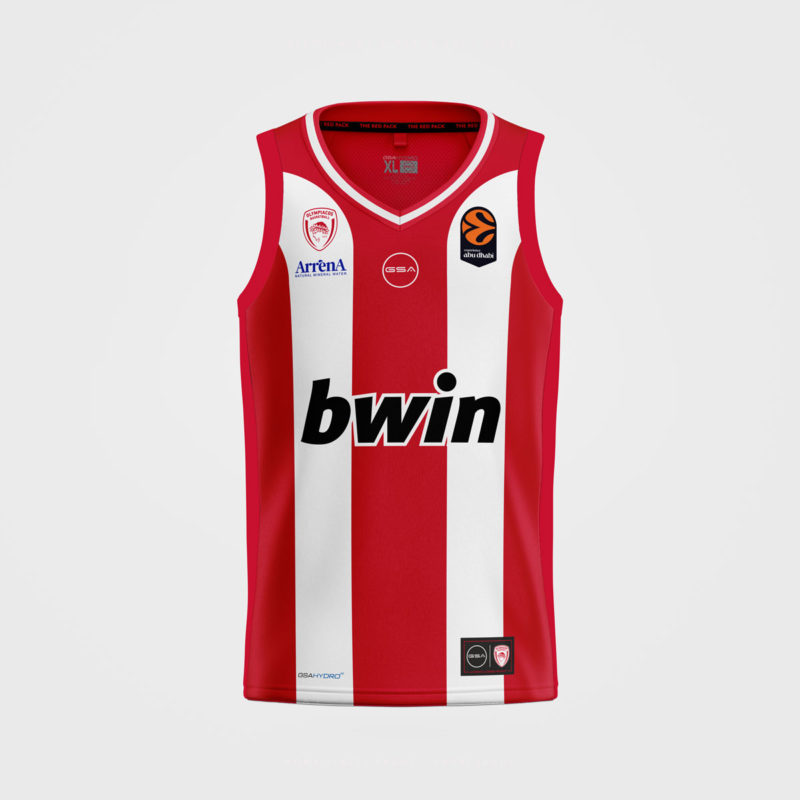Maillot à rayure Olympiacos 2025-26