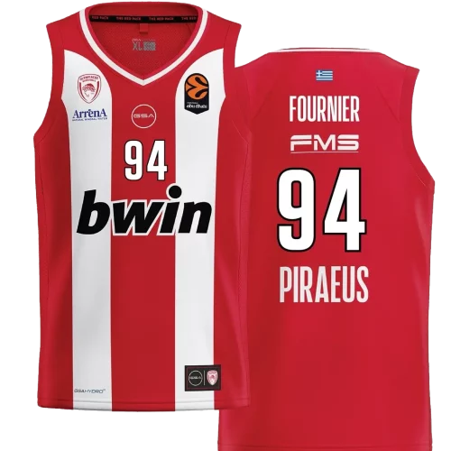 Maillot Olympiacos EuroLeague 2025-26 Fournier
