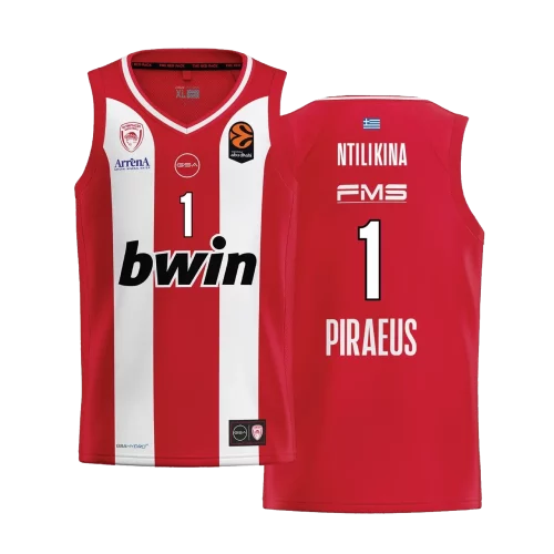 Maillot Olympiacos EuroLeague 2025-26 Ntilikina
