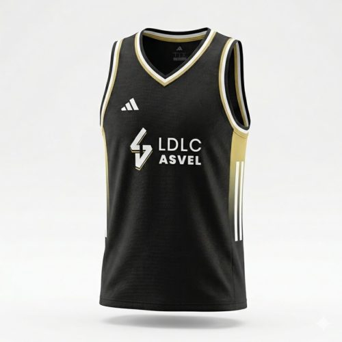 Maillot LDLC ASVEL 2025-2026 Avant Render